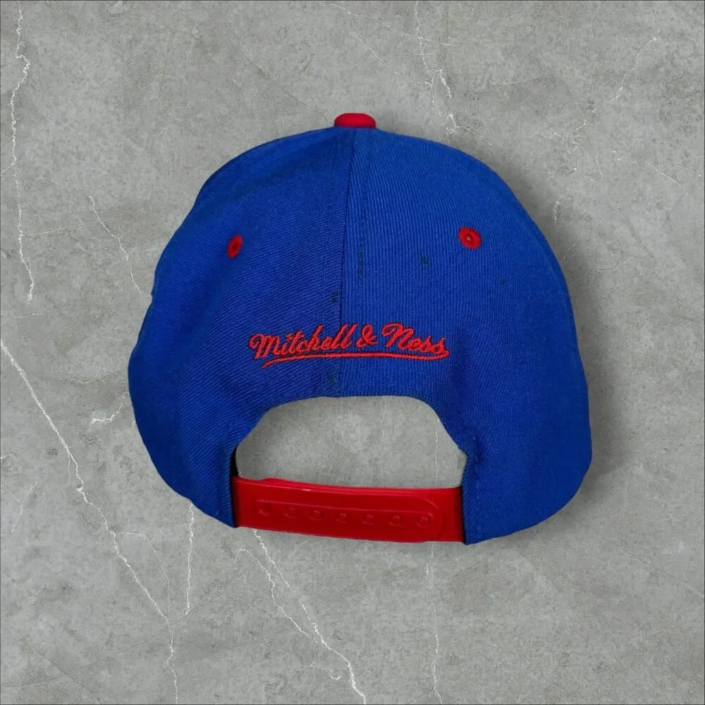Mitchell & Ness Buffalo Bills Side Patch NFL Football Embroidered Snap Back Hat - Picture 4 of 7